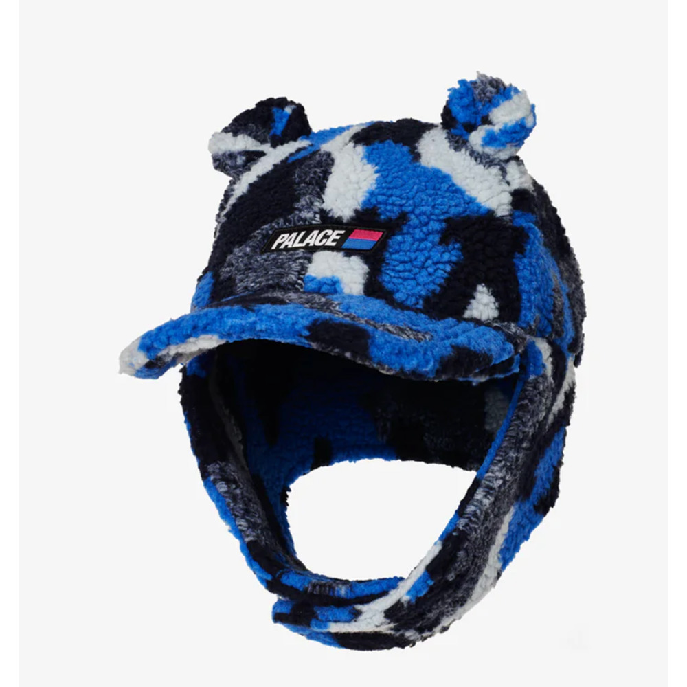 PALACE Men's Teddy Ears Earflapper Camo